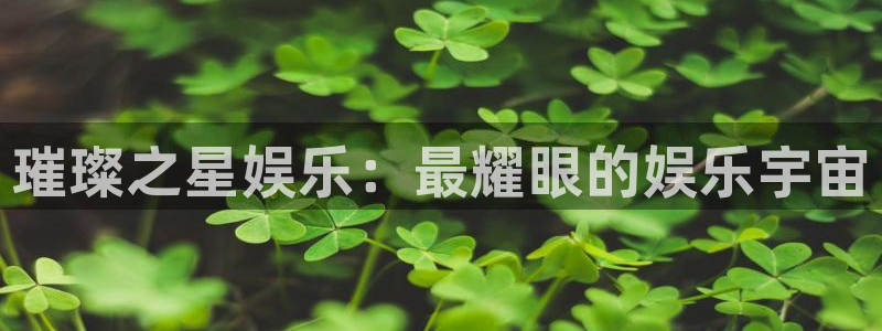 美狮贵宾会官网登录：璀璨之星娱乐：最耀眼的娱乐宇宙